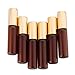 niceEshop(TM) 5ml Amber Glass Roll-on Bottles With Stainless Steel Roller Ball for Essential Oil,Aromatherapy,Perfumes and Lip Balms,Set of 6
