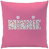 Disney Minnie 043671 Liberty Kissen, Baumwolle, rosa, 40 x 40 cm - 2