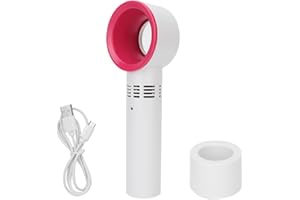 TIIYEE Mini Ventilatore USB, Ciglia Ventilatore, Mini Ventilatore USB, Senza Lama Portatile Ventilatori Ventola Raffreddamento Elettrico Ricaricabile Palmare Condizionata Refrigerazione per Estensione Ciglia