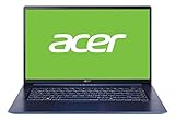 256 GB de disco SSD Acer Swift 5  SF515-51T-52YA - Portátil Ultrafino 15.6\" FHD IPS multitáctil (Intel Core i5-8265U, 8 GB de RAM, 256 GB SSD, Intel UHD 620, Windows 10 Home) Azul - Teclado QWERTY Español