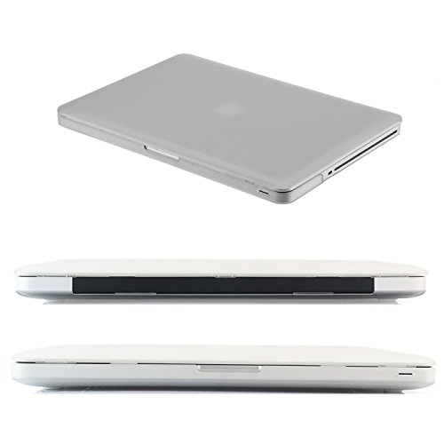 i-Buy Matte Gummierte Harte Schutzh  lle H  lle f  r Apple Macbook Air 15 4 Zoll mit DVD-Treiber   Schutzfolie   Silikon Tastaturschutz   Anti-Staub-S
