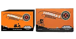 Formula X Gel Based high Speed Puncture sealant(Combo) of Scooter(Activa, Jupiter) and X Bicycle Tyre Sealant DIY Pack for 2 Tyres by Tyre Protector