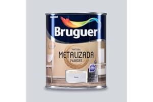 BRUGER Pintura metalizada para paredes Bruguer (Plata) 1L