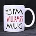 Produktbild Anthropomorphic Cup Funny Cute 'I'm Williams's Mug' (Twin Side) Custom White Ceramic Mug Coffee Cup (11 Ounce)