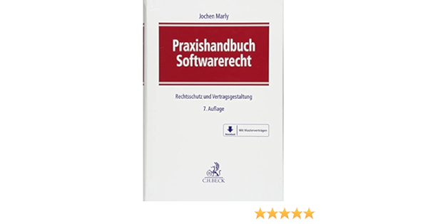 Praxishandbuch Softwarerecht Rechtsschutz Und Vertragsgestaltung Amazon De Marly Jochen Bucher Praxishandbuch Softwarerecht Rechtsschutz Und Vertragsgestaltung Amazon De Marly Jochen Bucher