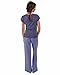 The Essential One - Maternity Nursing Pyjamas Stripe - Blue - Small - EOM154