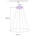 KingFly Elegant Round Lace Insect Bed Canopy Curtain Dome Mosquito Net