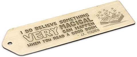 Engraved Wooden Bookmark "Something Magical..."