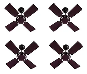 Usha Swift 600MM Ceiling Fan Without Regulator (Brown),Pack of 4