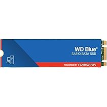 WD Blue SA510 1TB, M.2 SATA SSD, up to 560 MB/s, Includes Acronis