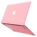 Produktbild iBenzer - Soft-Skin-Serie Kunststoffabdeckung des schweren Kastens für Macbook Air 13,3'' (A1466/A1369) NO CD-ROM, Rosa MMA13PK