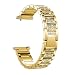 Produktbild OverDose Boutique Klassisch Damen Uhrenarmbänder Ersatz Armband Edelstahl Diamond Replacement Watch Band Strap Kompatibel für Fitbit Versa Lite