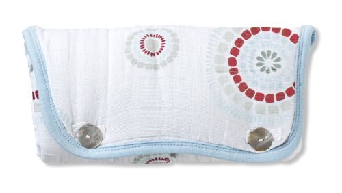 aden + anais 100% Cotton Muslin Portable Changing Pad, Liam The Brave, Medallion Color: Liam The Brave Medallion Infant, Baby, Child
