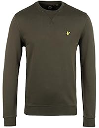 Lyle & Scott Dark Sage Jersey Crew Neck Sweatshirt