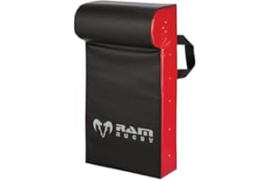 Ram Rugby Escudo de golpe de cuña individual – Almohadilla de contacto – Escudo de aparejos – Senior, Intermedio o Junior