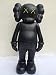 Produktbild MATECam KAWS 8 Zoll Original KAWS Companion Art Mode Modell Kunst Spielzeug Dekoration 20 cm Action Figure Sammeln Spielzeug (schwarz)