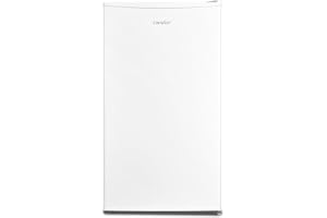 Comfee' 93 L Frigorífico Silencioso Bajo Encimera de Una Puerta, Blanco | Compacta, Ahorro Energético, Pequeñ…
