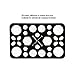 Anself 28 Holes Makeup Brushes Drying Rack, Black