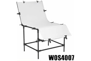 DynaSun Aufnahmetisch Fototisch mit Hohlkehle PRO WOS4007 mit Aufnahme-Platte XXL Studio