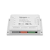 Controle de manera independiente 4 dispositivos: solo necesita un Sonoff 4ch R2 que puede hacer que conecte y controle cuatro electrodomésticos y dispositivos electrónicos de manera independiente.