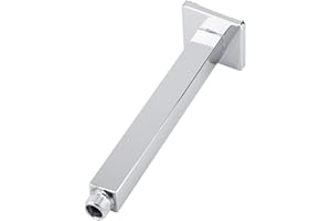 WIFEHELPER Brazo De La Ducha, extensión cuadrada de la Ducha Del Tubo Del Brazo De la Ducha del top de Acero Inoxidable Montado en la Pared Para la Cabeza de Ducha del techo Del cuarto de Baño( 20 cm / 7.87 in)