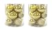 Produktbild Decoline Weihnachtskugeln Ø 7cm Set 24 Stück Gold