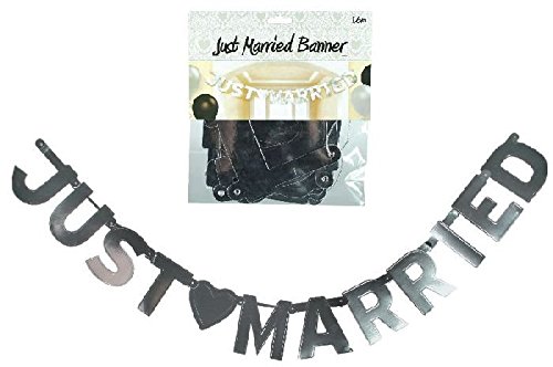 Girlande „Just Married“ Metallic - 3