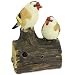 Produktbild Mabax Haus & Garten Vogel Bewegungsmelder | Vögel Paar Duo | Bewegungssensor & Vogelgezwitscher Alarm (Rot/Weiß/Braun/Schwarz/Gelb)