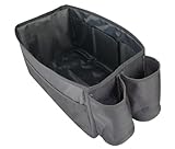 OK Cars Sitzbank-Organizer schwarz 6 Innentaschen, 2 Netztaschen