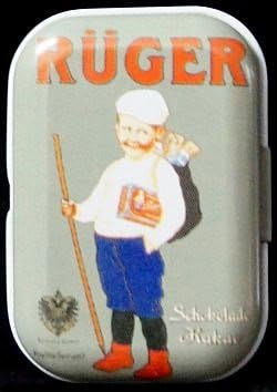 Motif Rüger Chocolate Cocoa Boy Mint Tin Pill Box Pill Box Mint Box Small Money Box