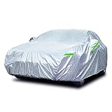 ★【Vier Jahreszeiten ohne Sorgen】 Dripex Abdeckplane für Auto geeignet für alle Jahreszeiten und Wetter. Mit der Autoabdeckung Vollgarage für Winter & Sommer kann Ihr Auto vor Feuchtigkeit, Regen, Frost, Schnee, Sonnenstrahl, Korrosion, Staub, Kratzern und Schmutzigkeit schützen, um die daraus erregende Beschädigung Ihres Autos zu vermeiden.