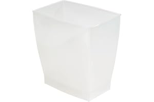 INTERDESIGN iDesign, Spa, Bote rectangular de 11 litros, Glaseado