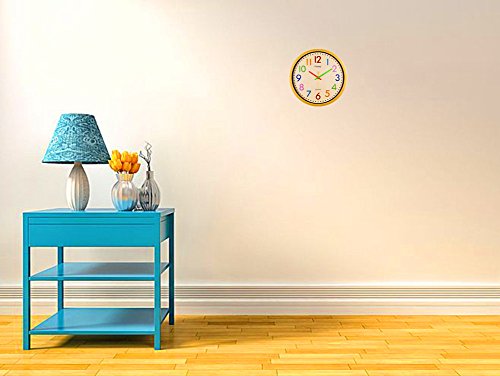 Foxtop Modernen Bunten Stille Nicht-tickende Wanduhr, ohne Ticken Wanduhr, 30cm. - 6