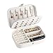 Produktbild VHFIStj Schmuckkästchen verschließbare Schmuckkasten Schmuckbox PU-Leder Schmuck-Organizer Reise Schmuckschatulle für Mädchen Frauen
