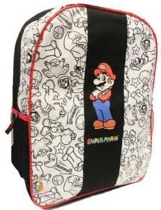 Backpack - Super Mario - Yoshi Mushroom Star Luigi Toad New 033136