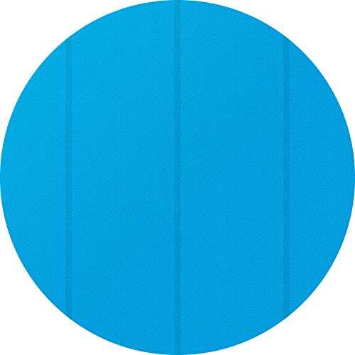 tectake 800712 Bâche à Bulles Piscine Ronde de Protection, Adaptable à la Taille souhaitée, Bleu - Plusieurs modèles - (4,88 m | no. 403110)