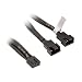 Produktbild EK Water Blocks EK-Cable Y-Splitter 2-Lüfter PWM Kabel mit Hülse 10cm