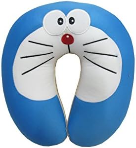 Colorfulworldstore Doraemon U-shaped Neck Pillow Car Airplane Rest Cushion Protector