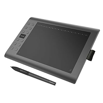GAOMON M106K – Professionnel 10 x 6 Pouces Dessin Stylo Numérique Tablette Graphique avec San File Stylet (M106K)