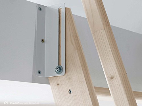 Intercon Raumspartreppe Fichte EasyStep zum Schieben mit Handlauf bis 300 cm Geschosshöhe“ - 6