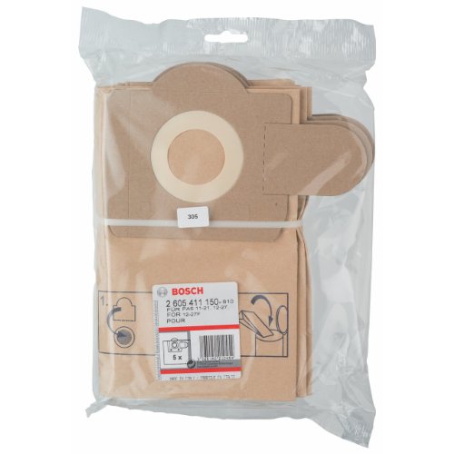 Bosch 2605411150 5 Papierfilter für PAS12-27/F/11-21 - 2