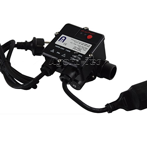 Agora-Tec Pumpen Druckschalter AT-DWv-10 verkabelt zur Pumpensteuerung für Kreisel-, Tauch- Tiefbrunnenpumpen mit Betriebsdruck von 10 bar, AT 003 001 006 - 3