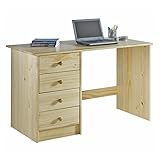 schreibtisch kiefernholz Maße: 115 x 73 x 60 cm (B x H x T)