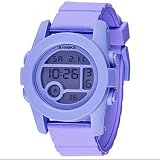 Fenkoo Kinder Armbanduhr digital LCD / Kalender / Chronograph / Wasserdicht / Alarm / leuchtend Caucho Band Schwarz / Silber / Lila Marke-