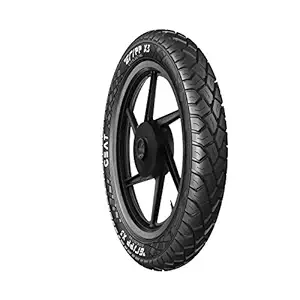 Ceat Gripp X3 Tt 2.75-18 48P Tube-Type Bike Tyre, Rear (105165)