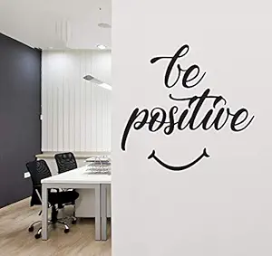 LYOMAN Motivational Wall Stickers Office Door Study Room Students Kitchen Kids Bed Room Be Positive Vinyl Decals