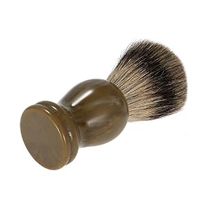 Anself Professional Pure Badger Hair Shaving Brush Barber Salon Resin Handle Shaving Razor Brush Men Facial Beard… - Image 5