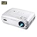Price comparison product image OUTAD LCD Projector, 3200 Lumens Multimedia, Support Full HD 1080P HDMI Dual USB VGA AV HDMI for Home Cinema, Movie,TV, Laptops, Games, Smartphones(White)