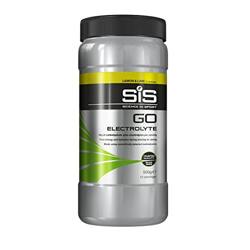 Science in Sport SiS GO Electrolyte Polvere, Sport Drink con Sali Elettroliti e Carboidrati, Gusto Limone e Lime, 500 gr