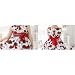 SODIAL(R) Red Stylish Fancy Girls Kids Princess Wedding Party Flower Floral Bow Gown Dress 8-9Years